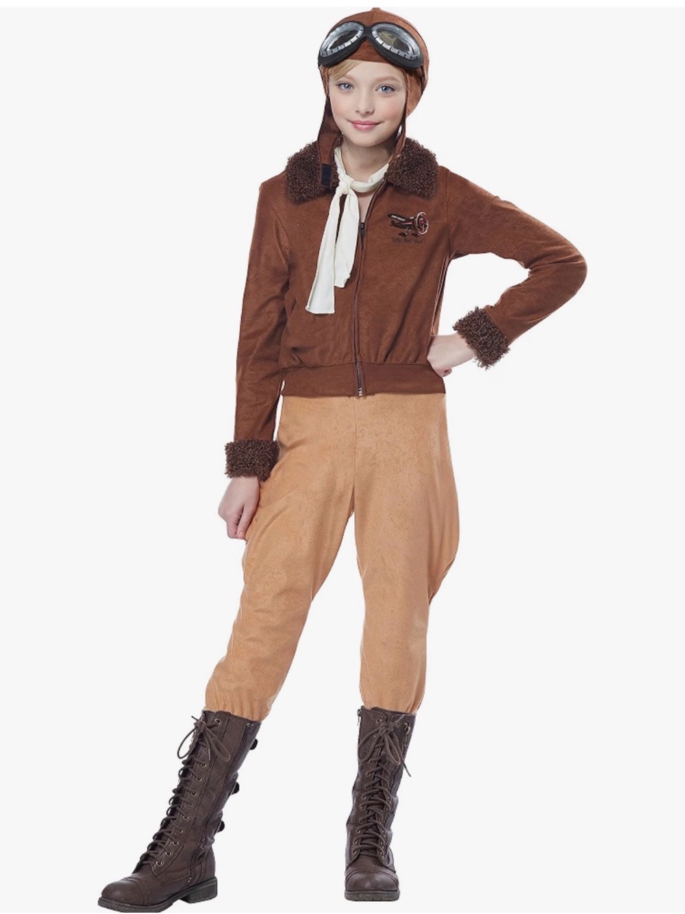 California Costumes unisex-child Amelia Earhart/Aviator